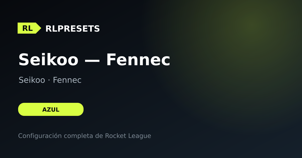 Seikoo — Fennec, preset de Seikoo