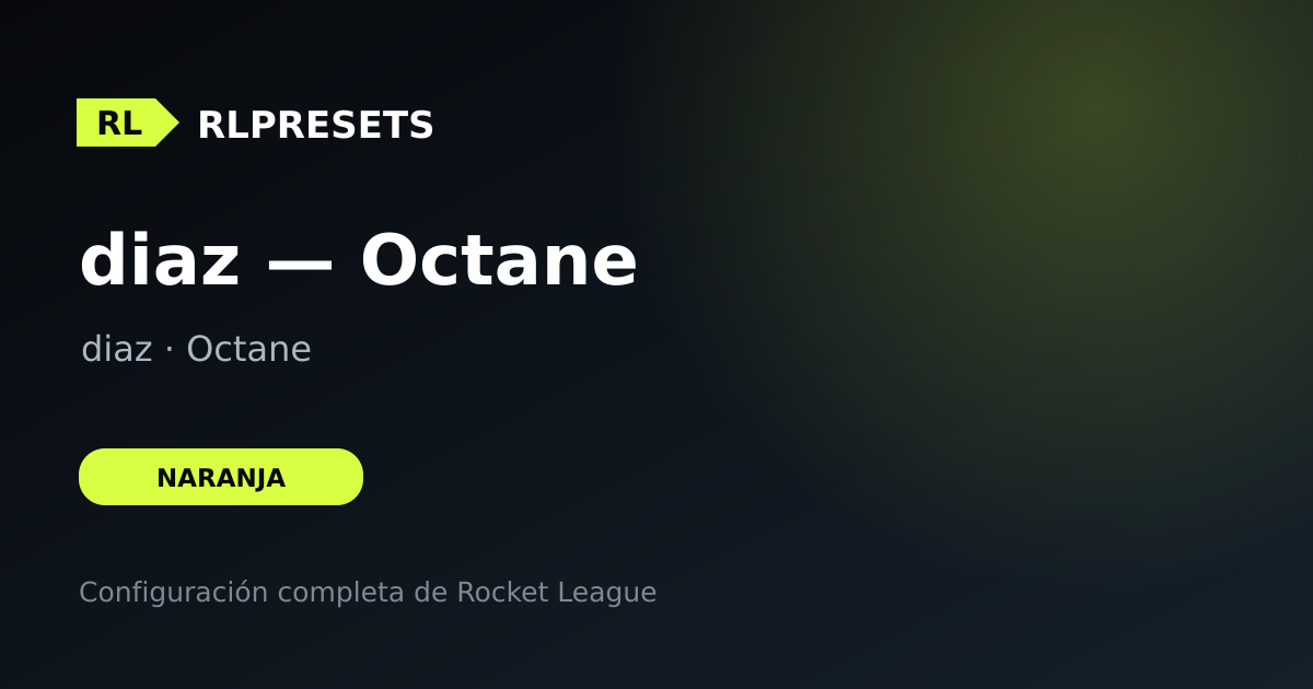diaz — Octane, preset de diaz