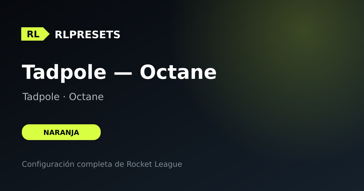 Tadpole — Octane, preset de Tadpole